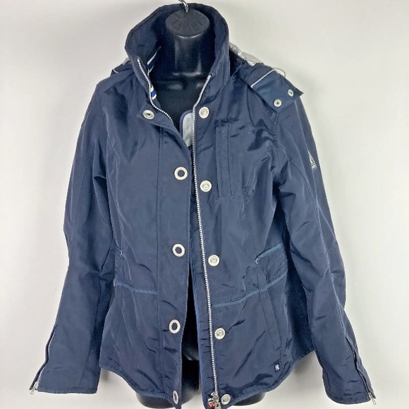 Gaastra Womens M Sailing Jacket blue waterproof Ocean Challenge St Barth - Picture 2 of 16